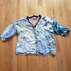 Sacred Threads Patchwork Vintage Blouse